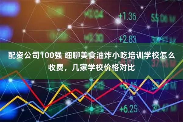 配资公司100强 细聊美食油炸小吃培训学校怎么收费，几家学校价格对比